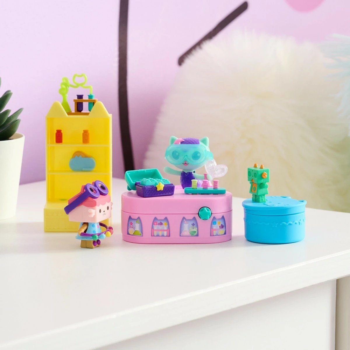 Set figurash Spin Master Gabby's Dollhouse Mermaid Laboratory, plastikë, për fëmijë, shumëngjyrëshe