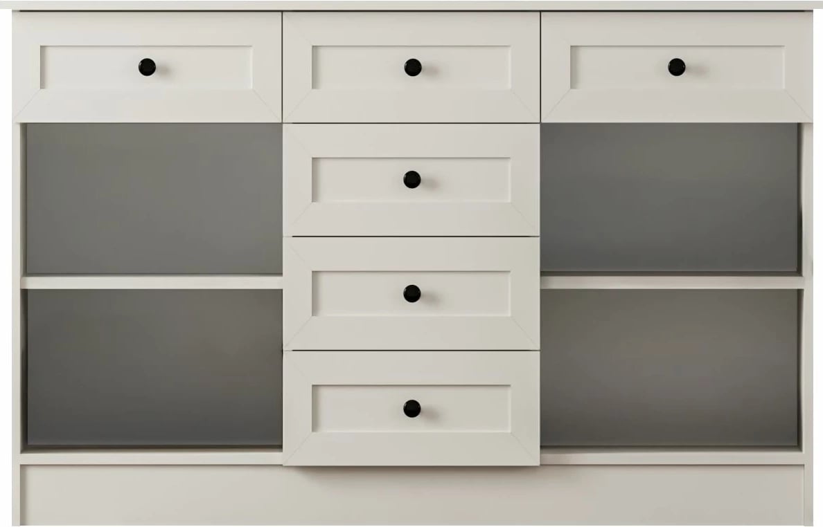 Komodë Skye Decor, ngjyrë e bardhë mat, RB-168-04-001