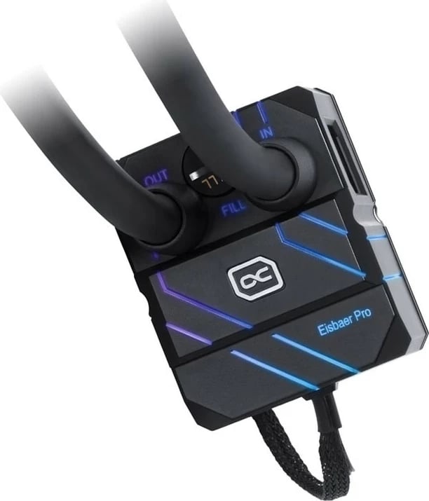 Ftohës uji CPU Alphacool Eisbaer Pro Aurora 360 AiO, D-RGB - 360mm, i zi