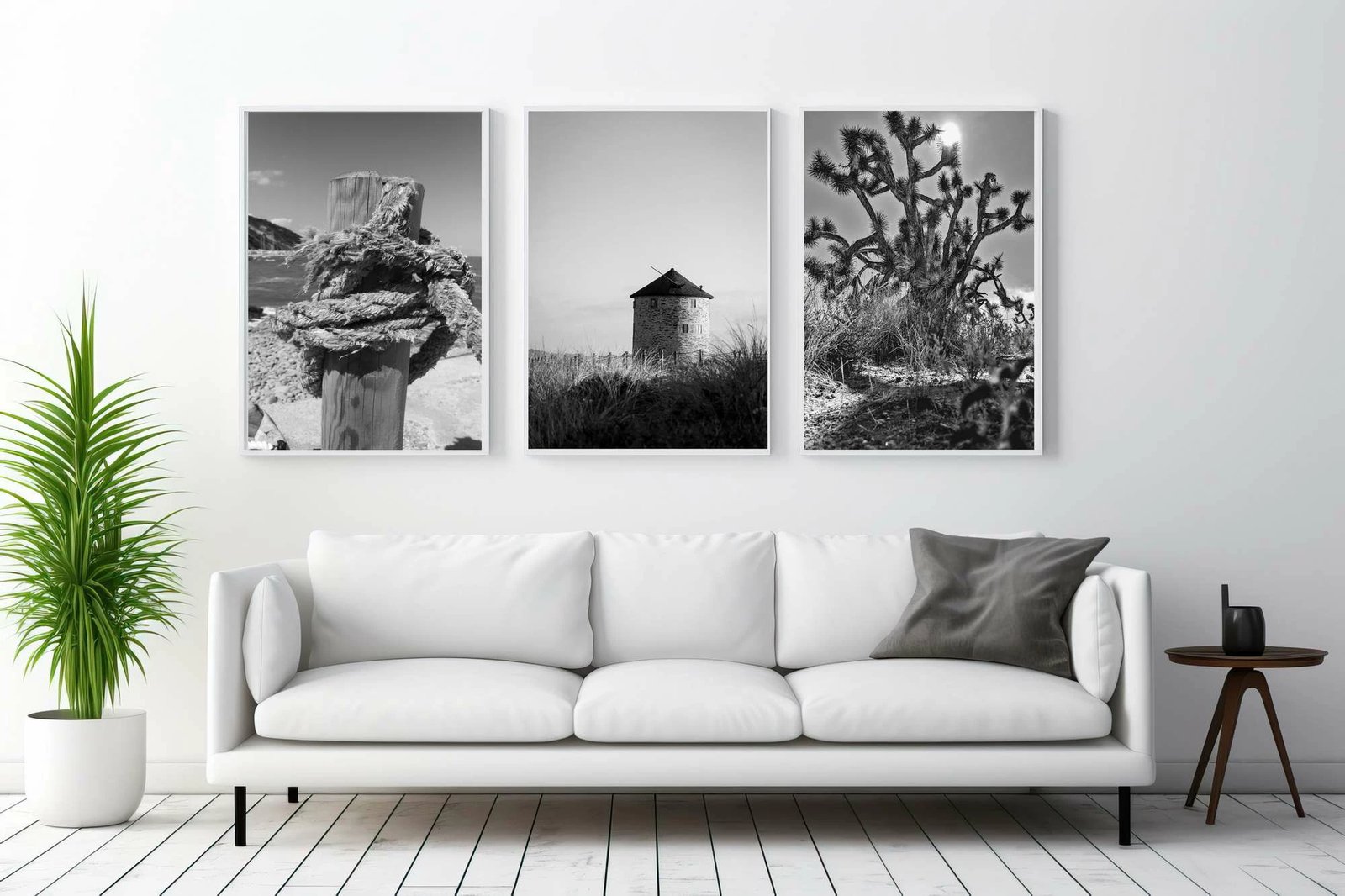 Pikturë dekorative me kornizë MDF (3 copë), Wallity, Mp3-00116, 50x70cm