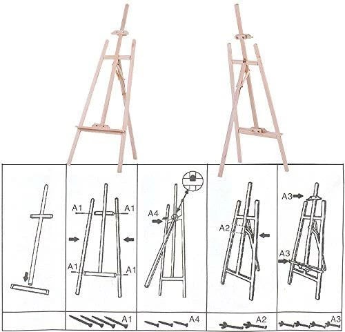 Shtand për pikturë NEXT 35085, Druri, H145x55cm
