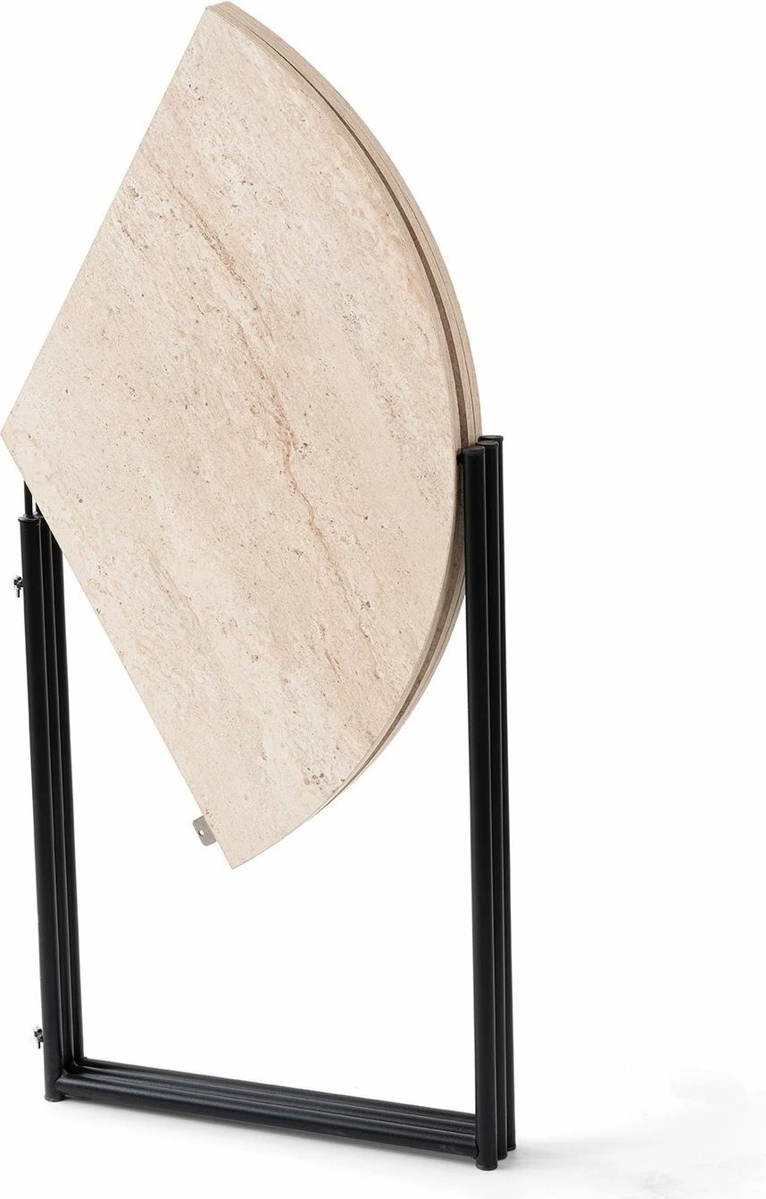 Tavolinë ngrënieje me zgjerim, Skye Decor, travertin, 1204