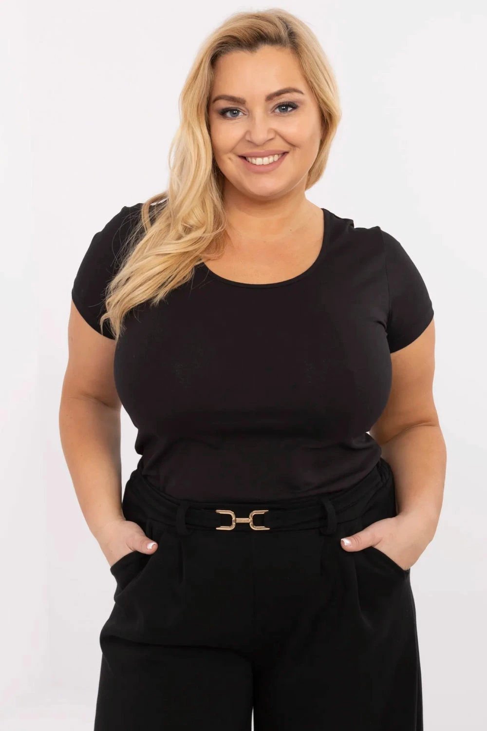 Maicë plus size Relevance 211764 femra, e zezë