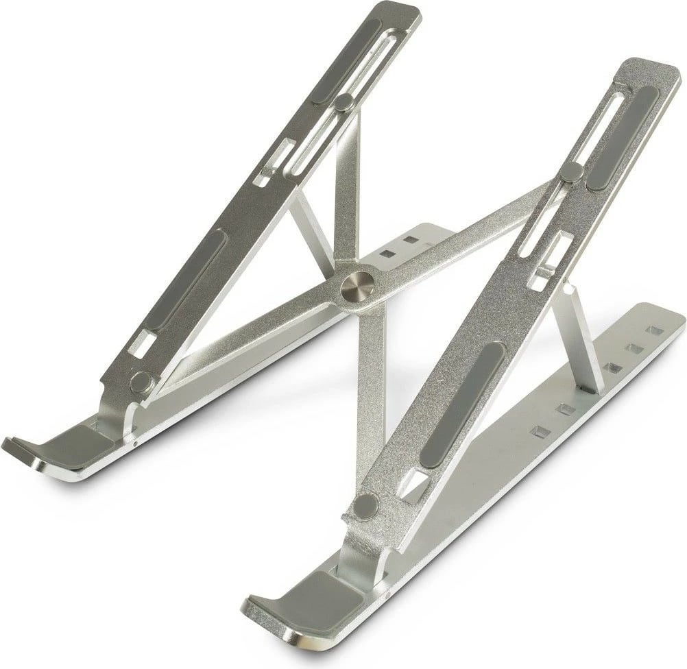 Qëndrim laptopi Inter-Tech NBS-200, deri 15.6 inç, i rregullueshëm, argjendtë