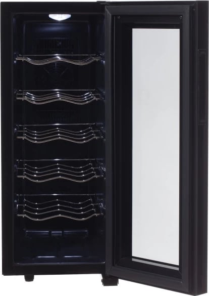 Frigorifer pije, Adler AD 8083, 33 L, 12 shishe, termolektrik 12–18°C, panel me prekje, i zi Frigorifer pije, Adler AD 8083, 33 L, 12 shishe, termolektrik 12–18°C, panel me prekje, i zi