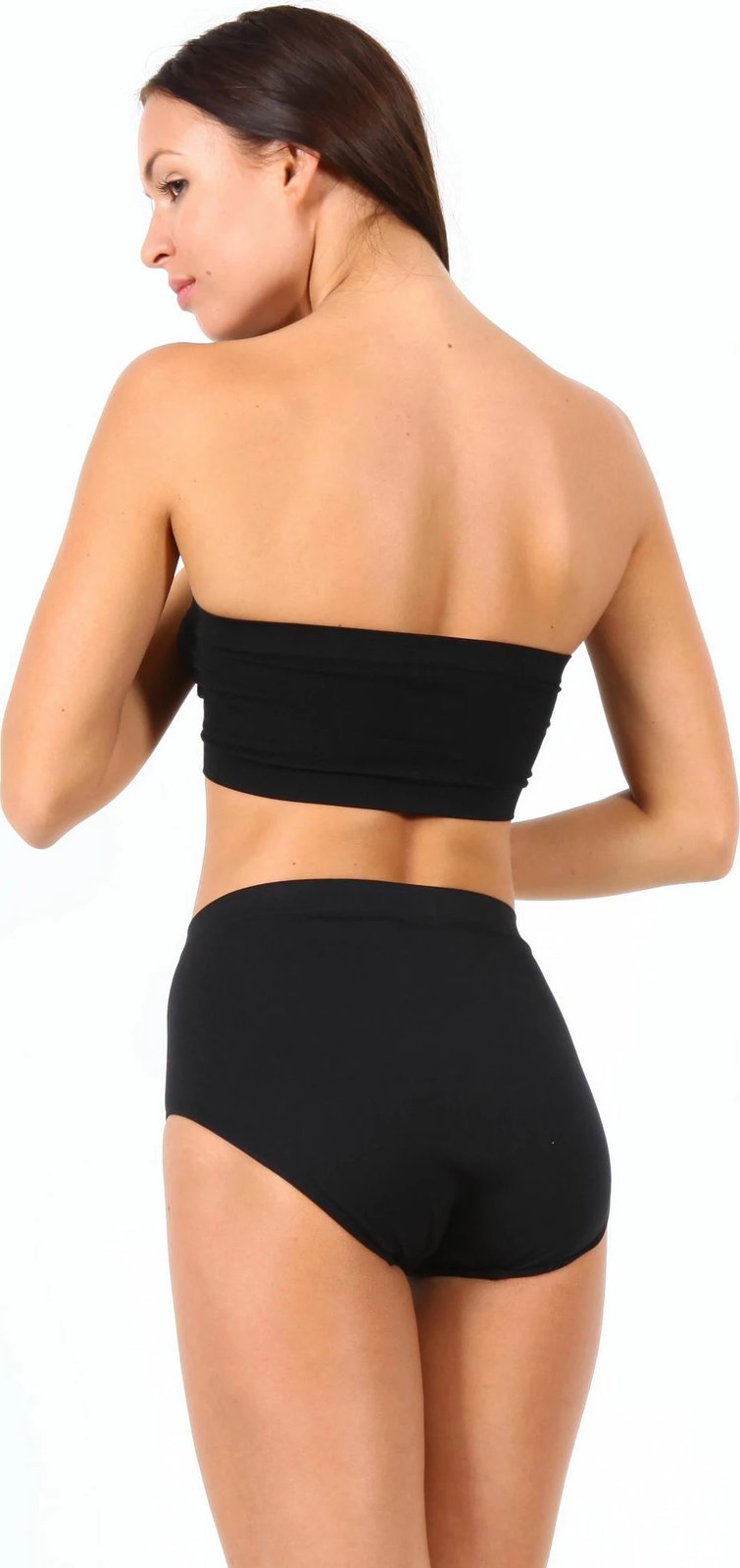 Të brendshme të zeza për femra Jumeon, 001-013166