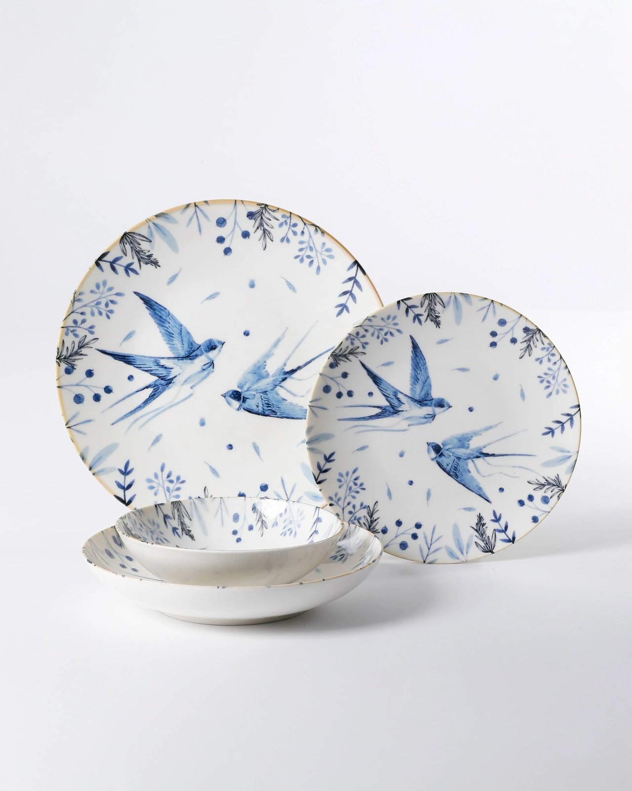 Set enësh për drekë, porcelan, 24 copë, Hermia, GBSATN24KY4E4072