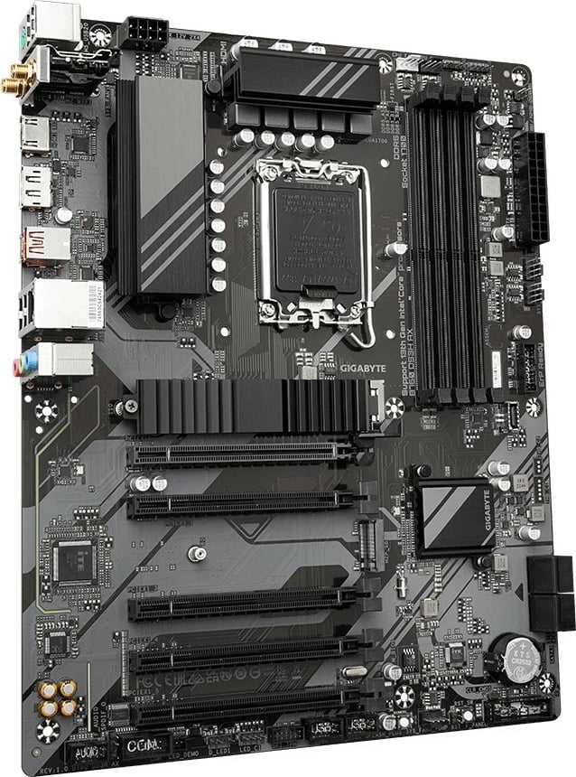 Pllakë amë Gigabyte GA-B760 DS3H AX, Socket 1700, DDR4, ATX, e zezë