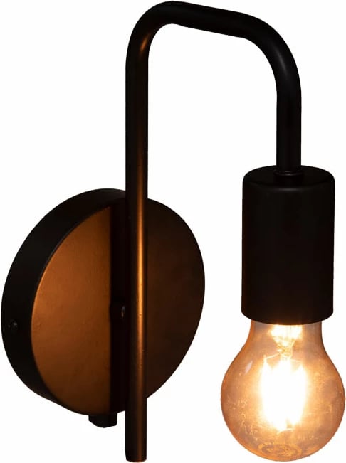 Llambë muri Zhola E27 40W e zezë 17x12x25cm