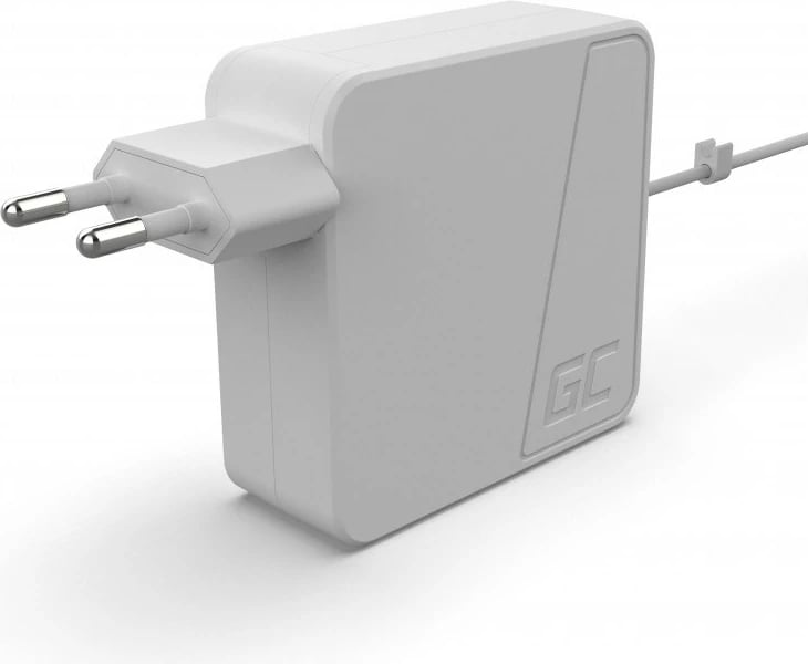 Adapter për Apple Macbook Green Cell AD37, Magsafe 2, 60W, i bardhë