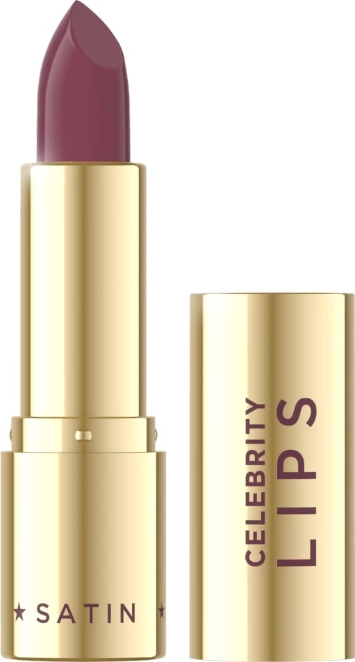 Buzëkuq për femra Eveline Cosmetics Celebrity Lips Satin Cream 602 Glimmer, 1 art