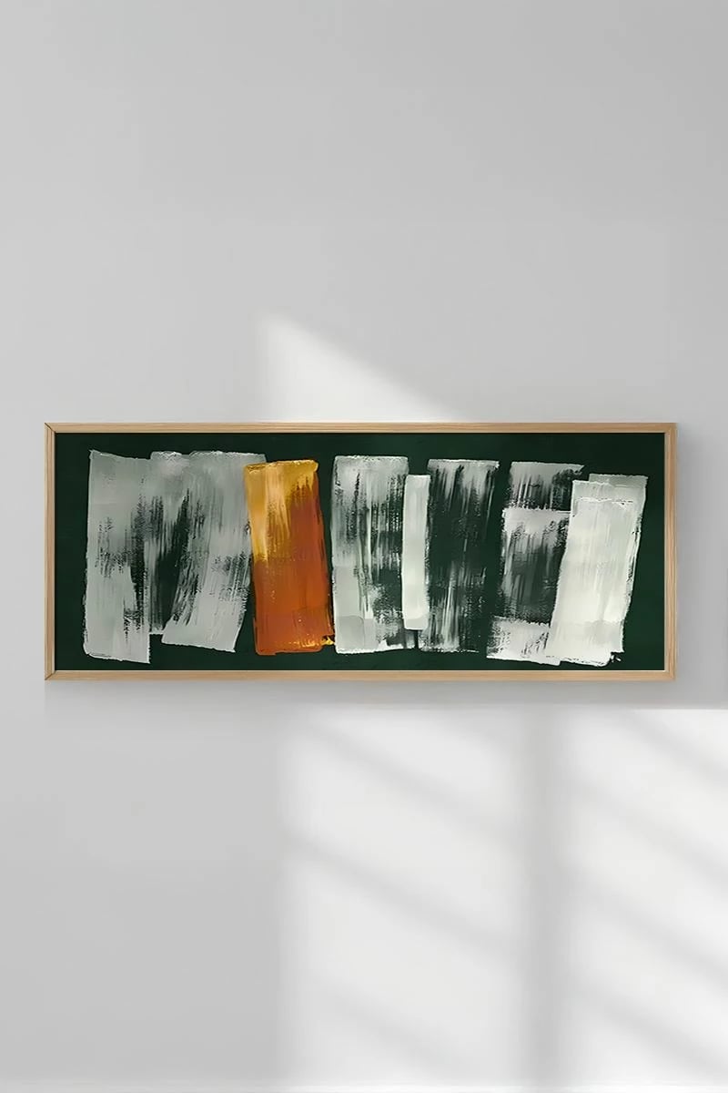 Pikturë dekorative me kornizë, Wallity, Artsmdfyty16-3370, shumëngjyrëshe, 33x70cm