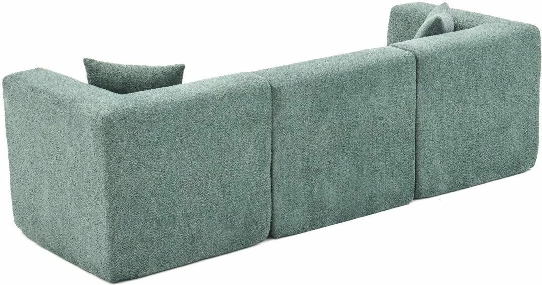 Divan treshe, Atelier del Sofa, i gjelbër, 3 pjesë