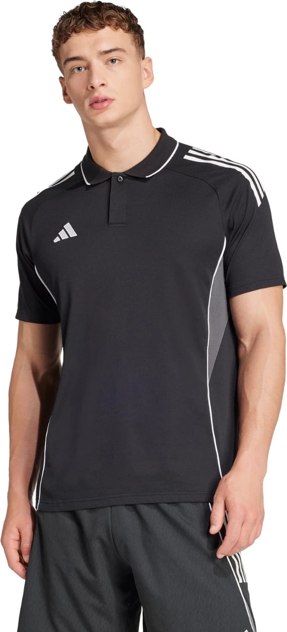 Maicë polo për meshkuj adidas, e zezë