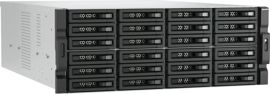 Kasë zgjeruese QNAP TL-R2400PES-RP, 24 vende, 4U, PCIe, SATA, e zezë