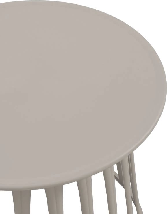 Tavolinë anësore basket, ngjyrë gri e çelët, 49.5x49.5x44 cm