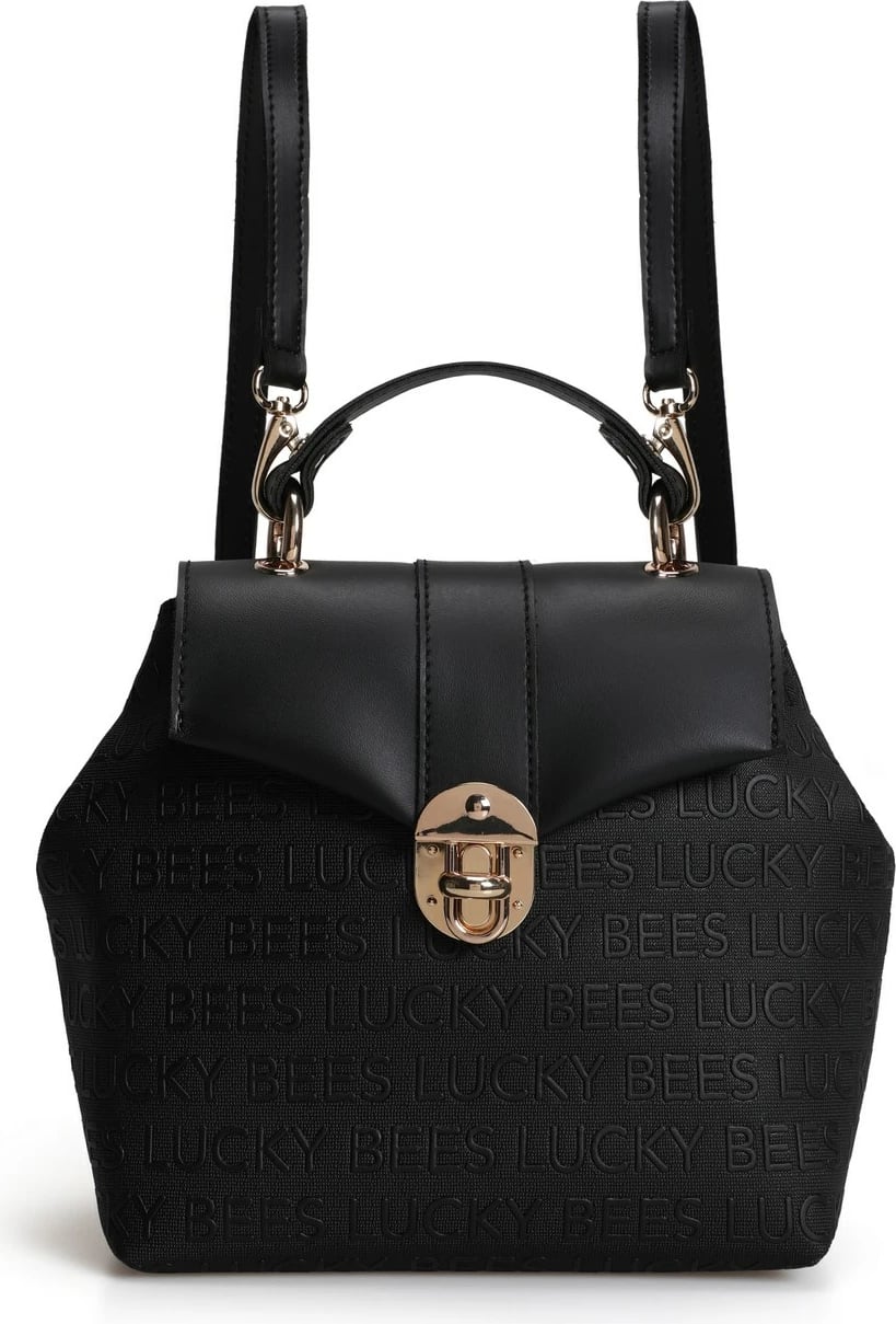 Çantë shpine Lucky Bees, e zezë, 1214