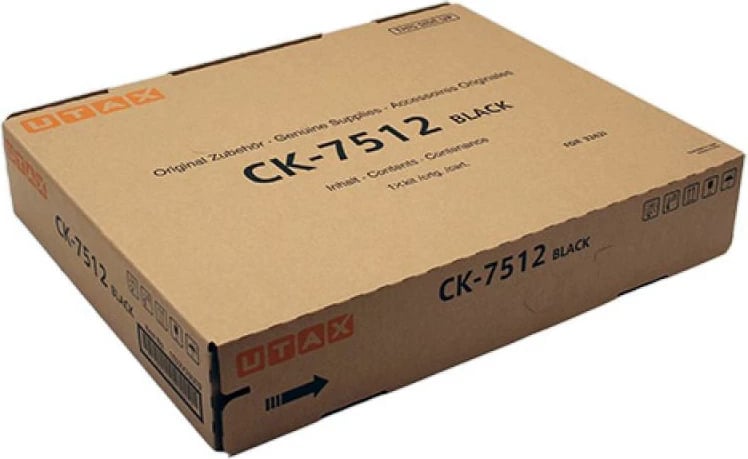 Toner, Utax, CK-7512 (1T02V70UT0), rendiment deri 24,000 faqe, origjinal, e zezë