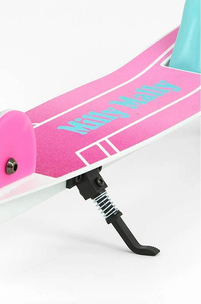 Skuter, Milly Mally BUZZ, rrota 205 mm, strukturë alumini, deri 100 kg, i palosshëm, timon i rregullueshëm, zi