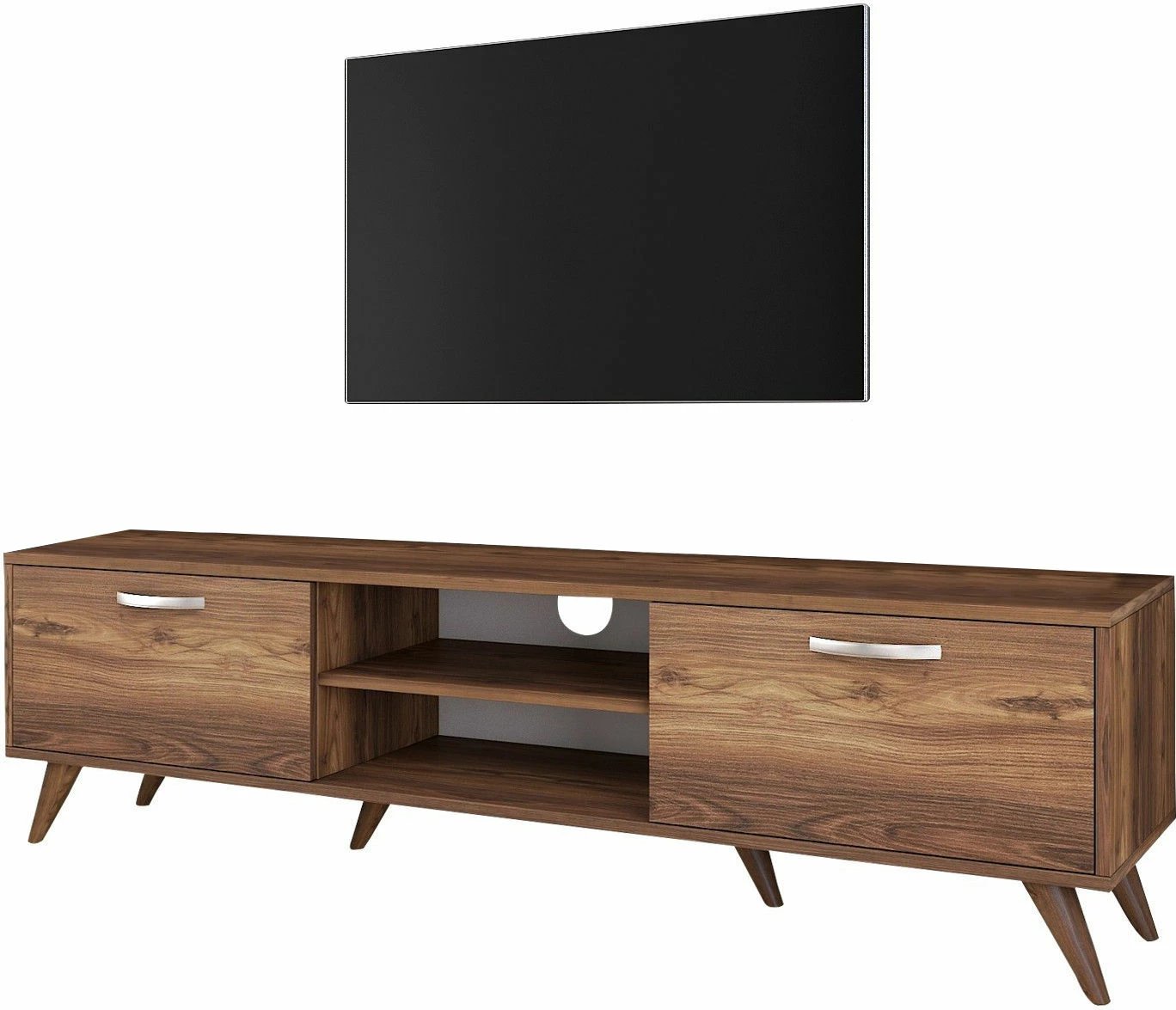 Komodë TV Hanah Home, A9 - 221, ngjyrë arre, 180x48.6x35cm Komodë TV Hanah Home, A9 - 221, ngjyrë arre, 180x48.6x35cm