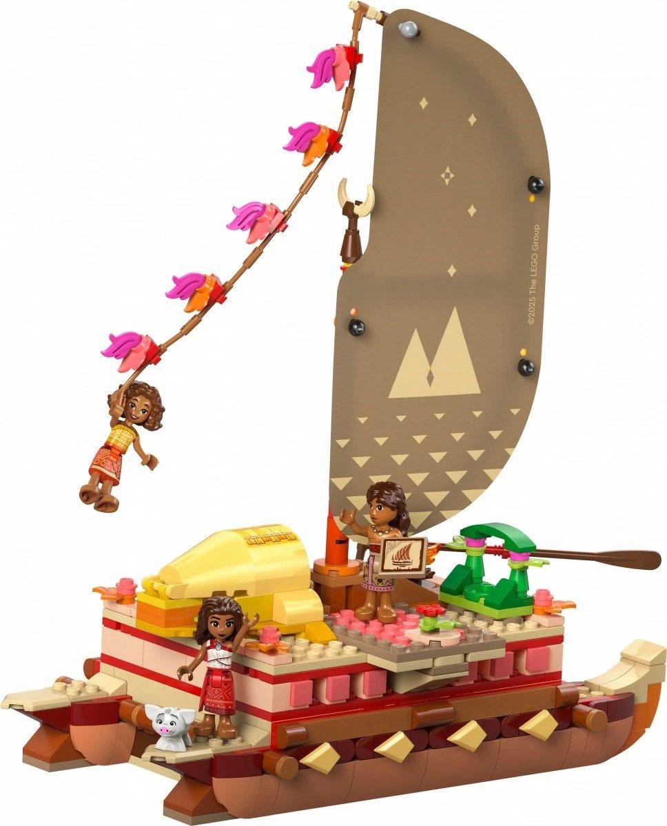 Set LEGO Disney Vaiana's Kayak Adventure 43270, 529 pjesë, për fëmijë