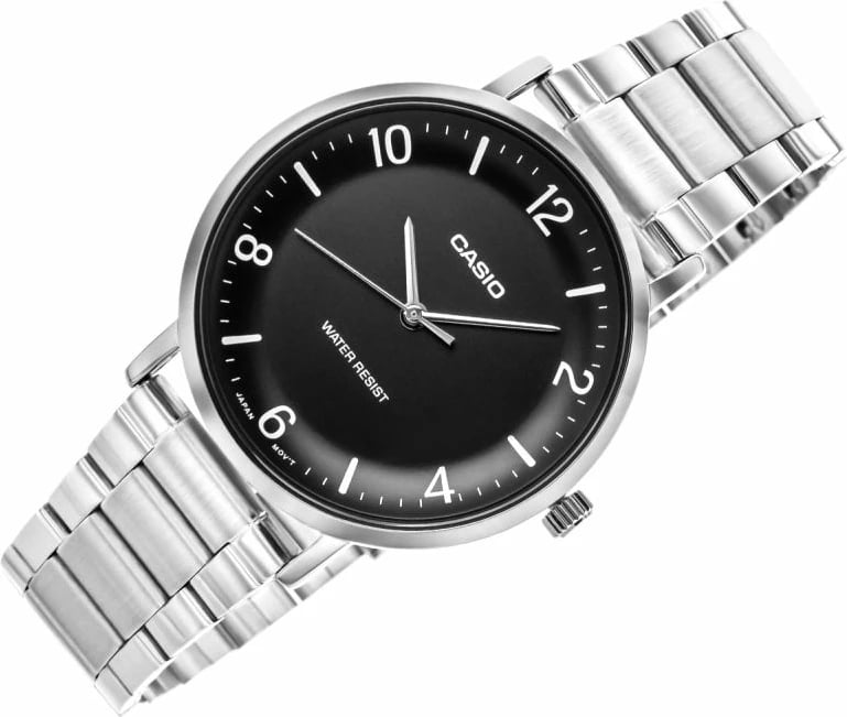 Orë dore për meshkuj CASIO, argjendtë