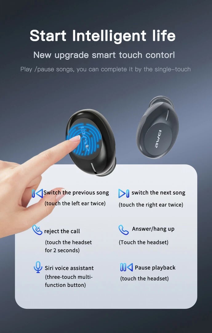 Kufje Me Bluetooth AWEI T20