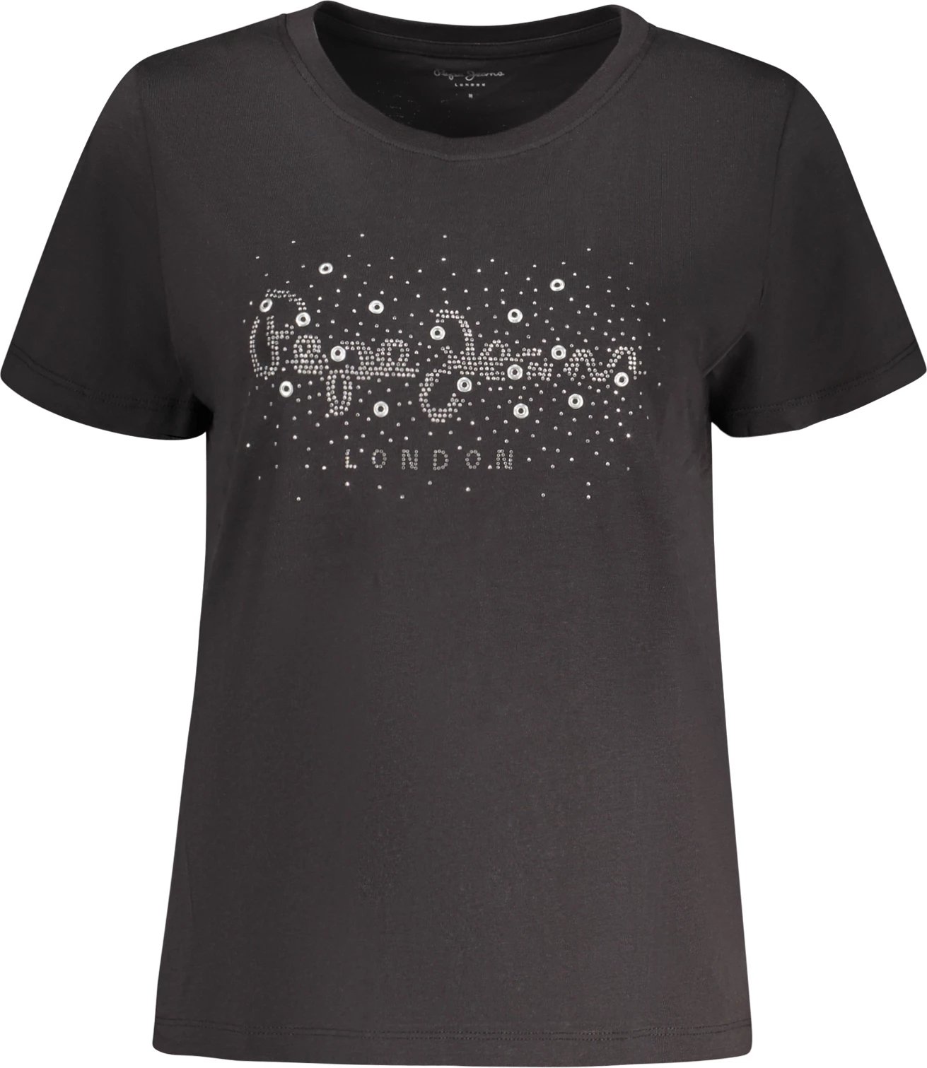 Maicë PEPE JEANS short-sleeve për femra, e zezë