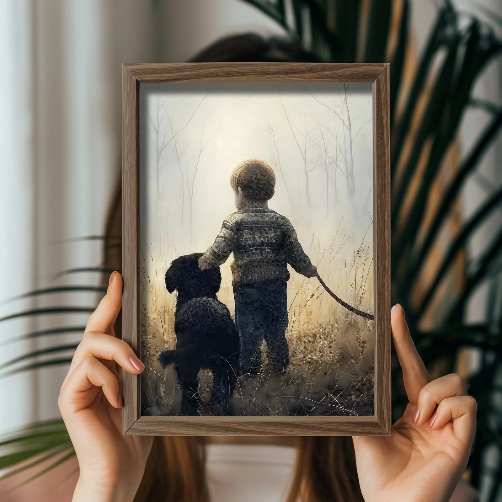 Pikturë dekorative me kornizë MDF, Wallity, GE229-L