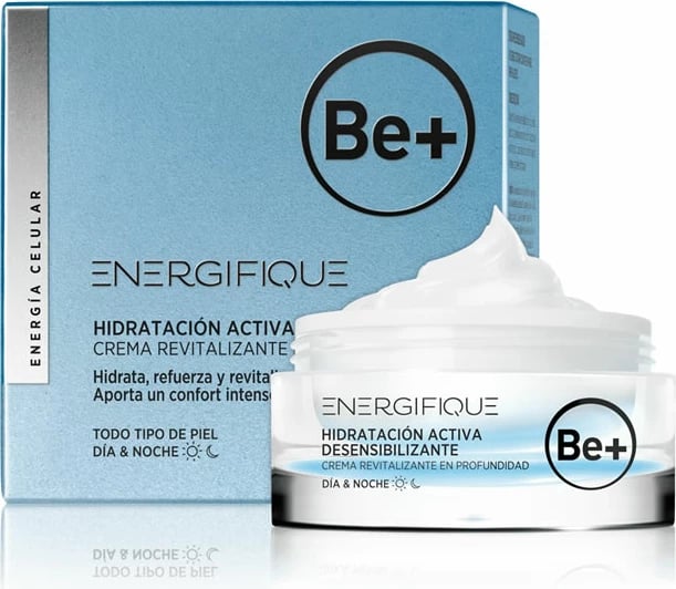 Krem fytyre hidratues BE+ Energifique Active Desensitizing, 50ml unisex