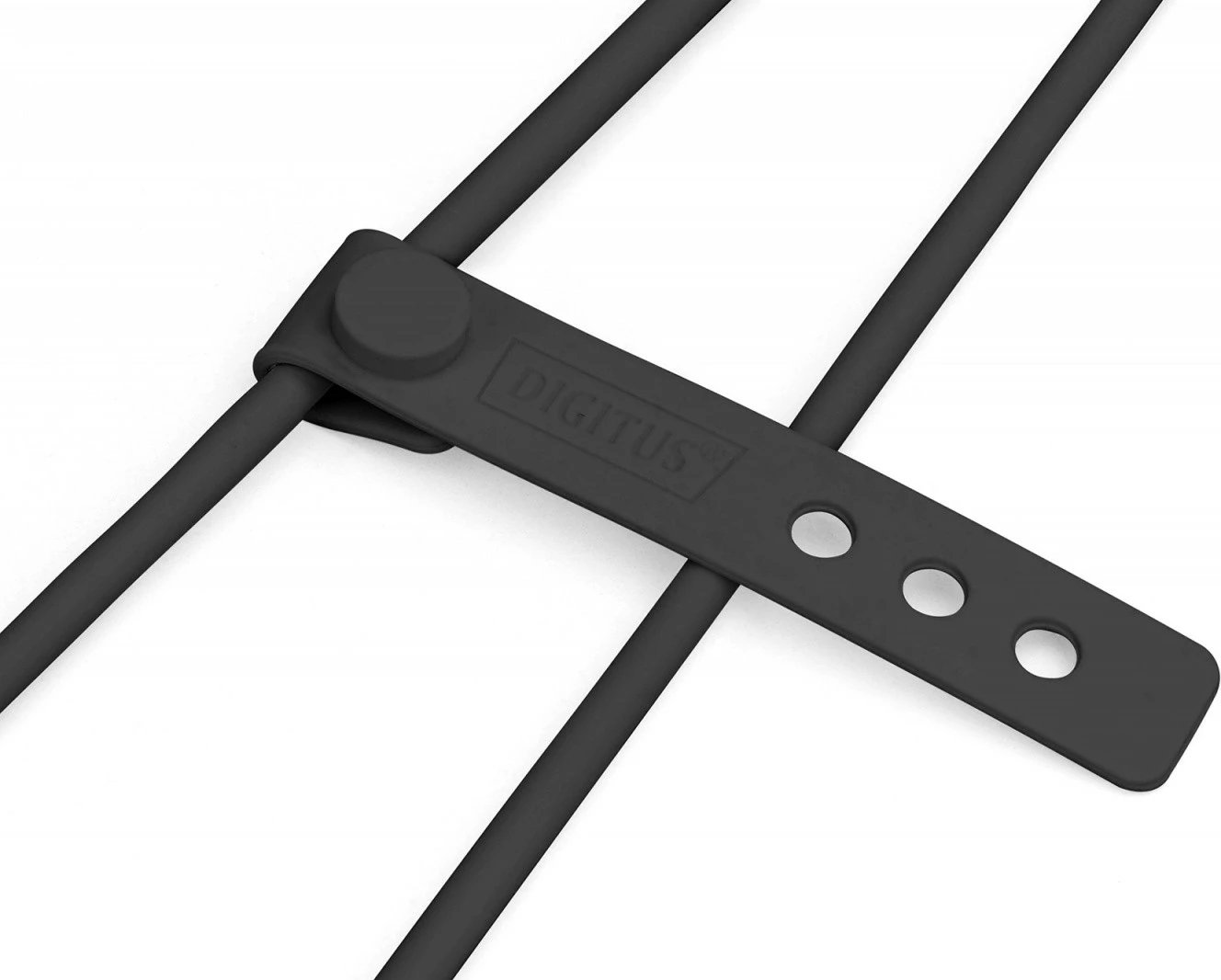 Kabllo silikon Digitus AK-300341-010-S, USB-C në USB-C, 1m, 60W, E zezë