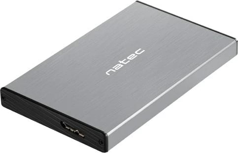 Mbështjellës për HDD Natec, USB 3.0, 2.5", hiri