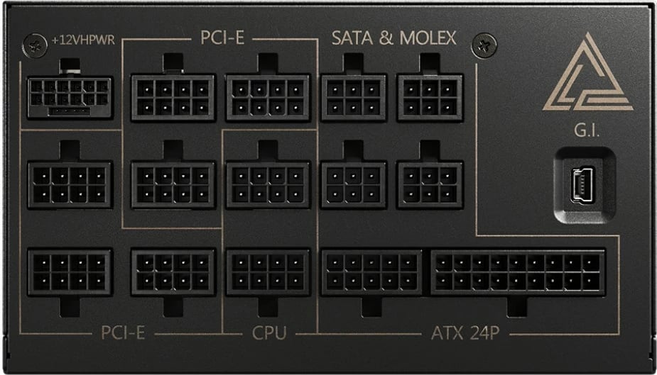 Furnizues i energjisë MSI MEG AI1300P PCIE5, 1300 W, ATX, i zi