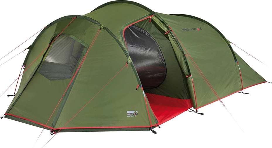 Tendë High Peak për 4 persona, e gjelbër