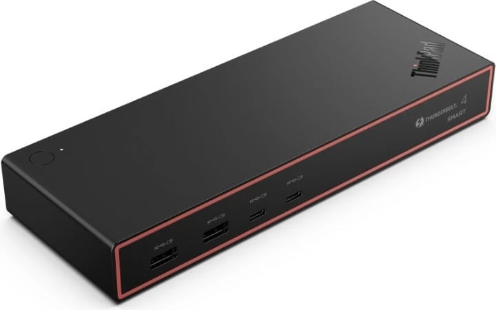 Dok Thunderbolt 4 Smart Lenovo ThinkPad Gen 2 7500 40BE0135EU, 8K 60Hz, 40 Gb/s, HDMI, 2x DisplayPort, 2x USB-C, 4x USB-A, e zezë