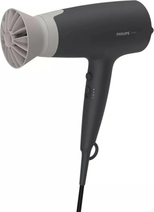 Tharëse flokësh Philips BHD351/10, 2100W, e zezë/gri