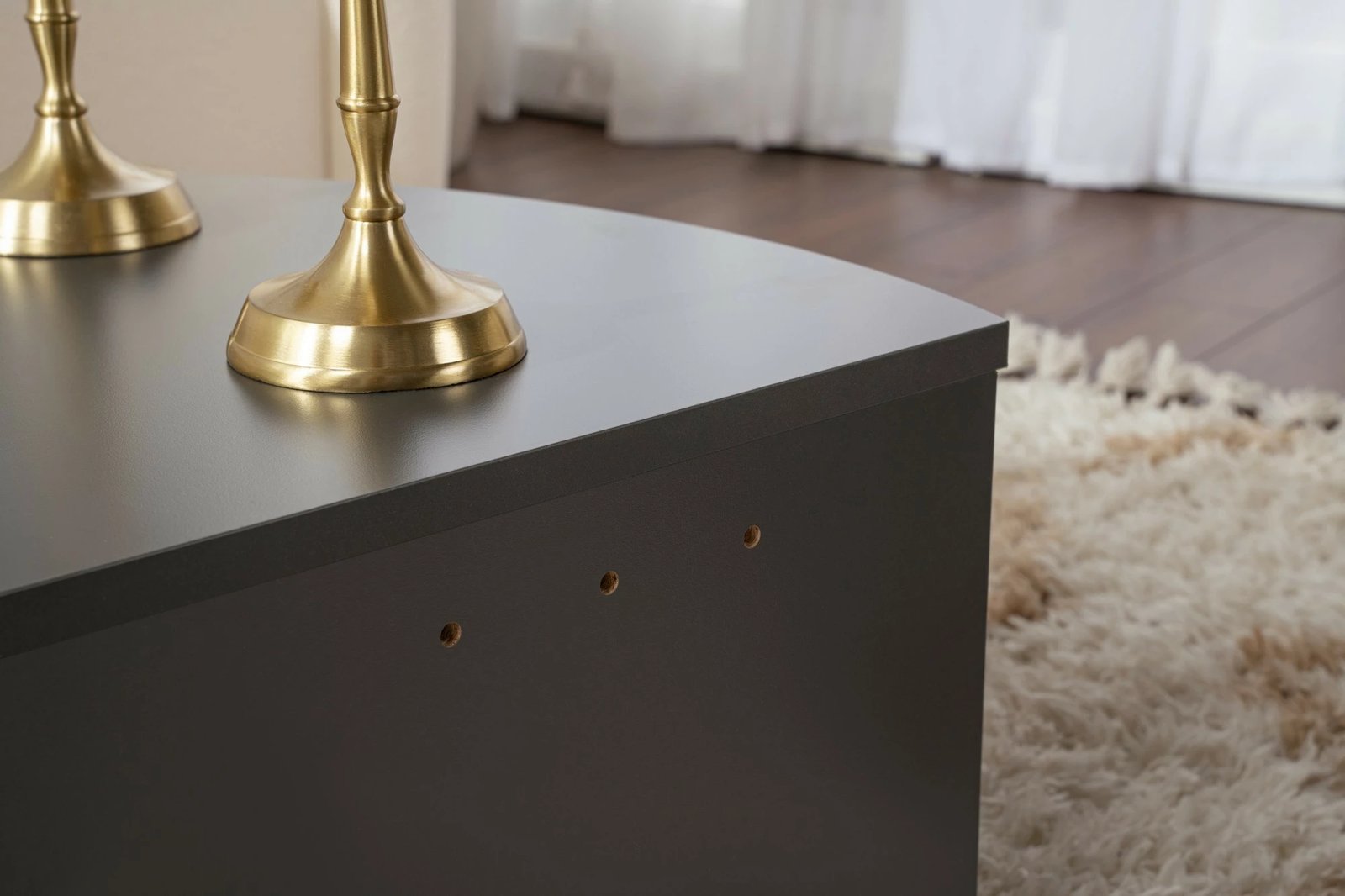 Tavolinë kafeje Nordure, Orion, ngjyrë antracit