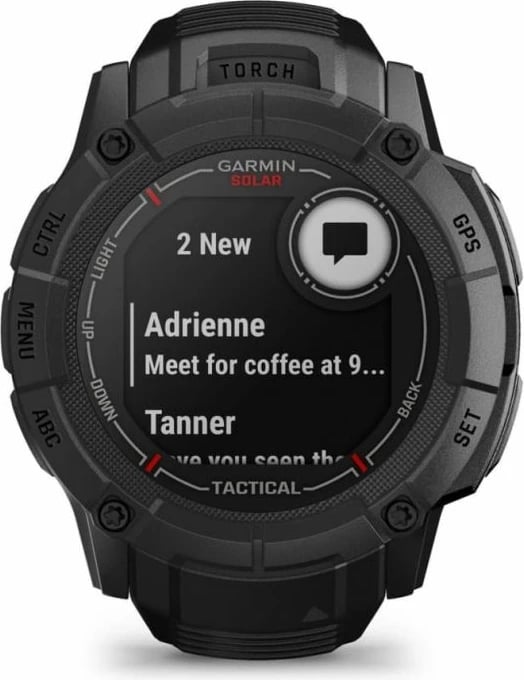 Orë sportive Garmin Instinct 2X Solar Tactical Edition, e zezë