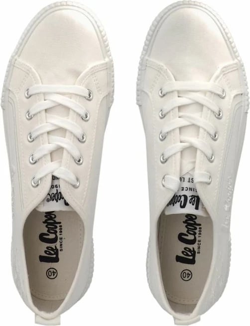 Këpucë për femra Lee Cooper, të bardha