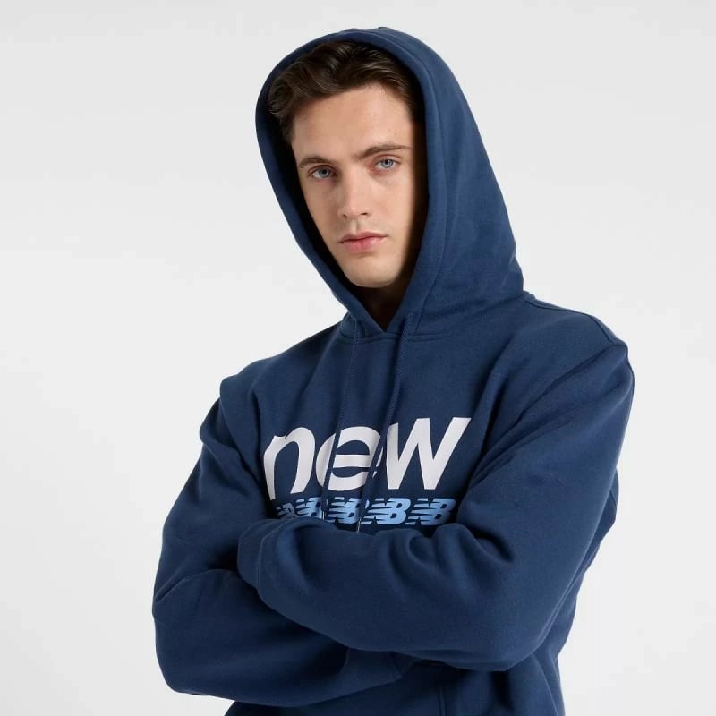 Duks për meshkuj New Balance, navy blue Duks për meshkuj New Balance, navy blue