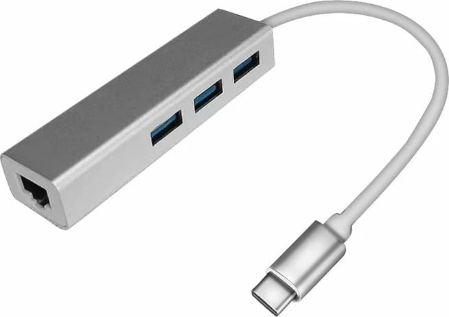 Docking Station HUB Techtonic Type C nav USB3.2 til RJ45 Ethernet