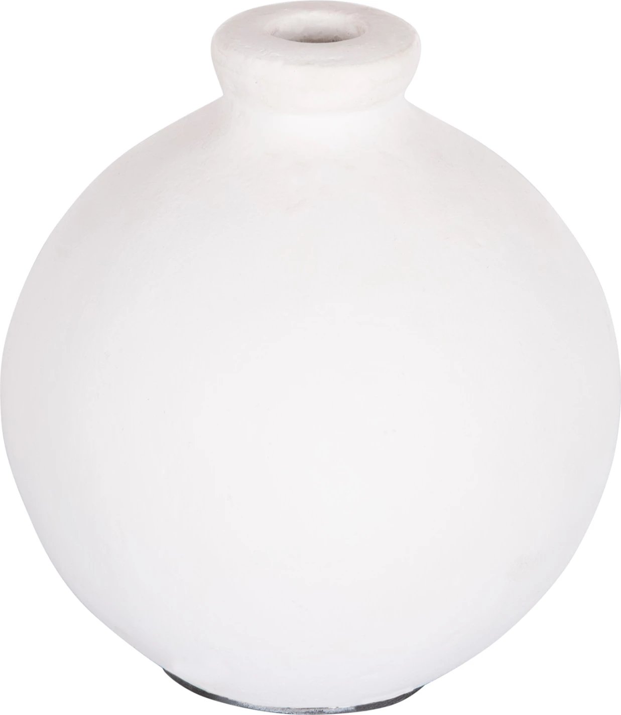 Vazo dekorative CLAYVON FH4410 terrakota ngjyrë bardhë 18x18x20Hcm