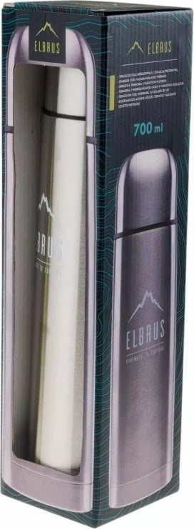 Termos Elbrus Garde, Për Turizëm/Outdoor, 700 ML, Ngjyrë Gri/Argjendtë Termos Elbrus Garde, Për Turizëm/Outdoor, 700 ML, Ngjyrë Gri/Argjendtë