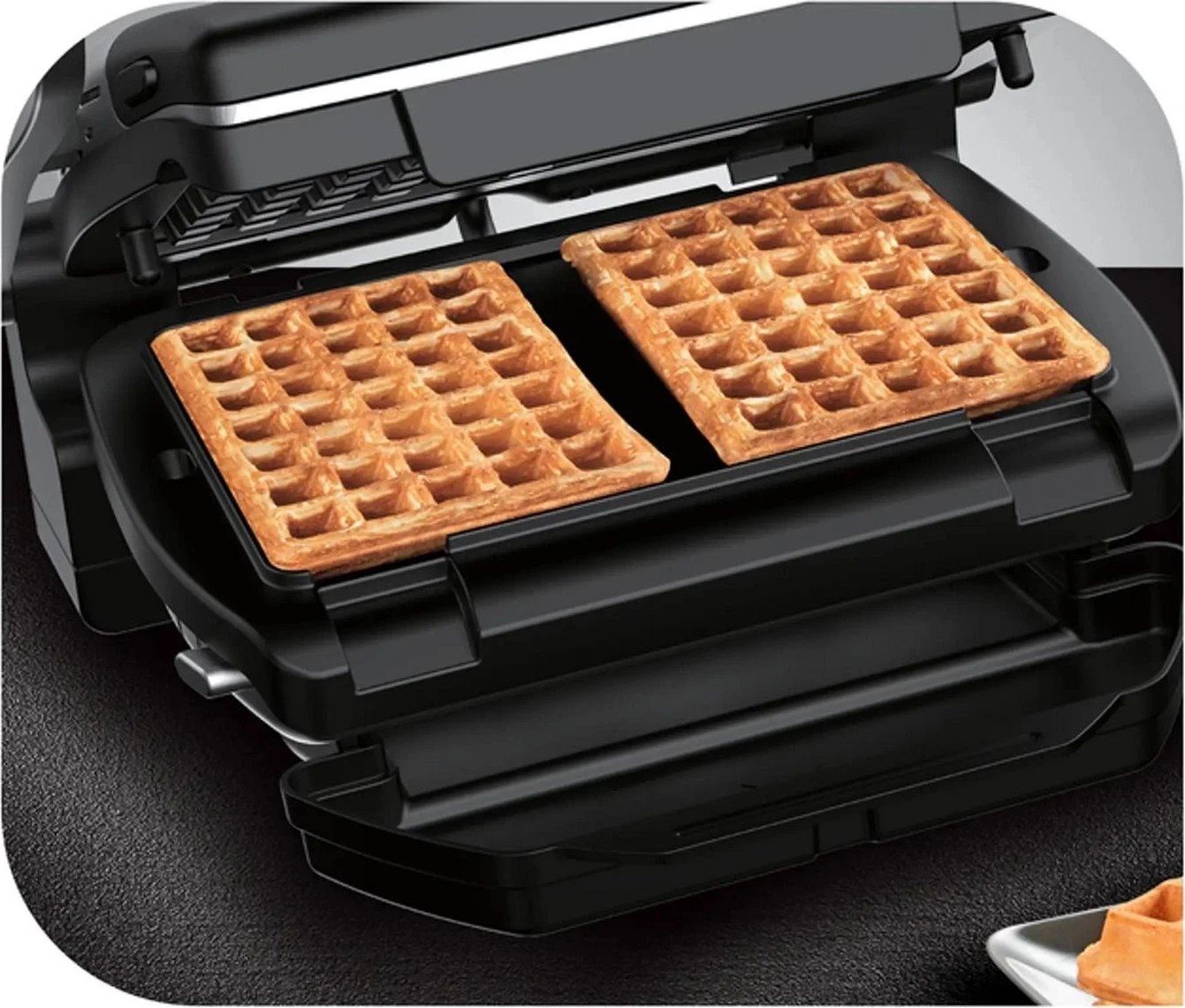 Grill tavoline Tefal OptiGrill+ GC716D12, ngjyrë argjendi
