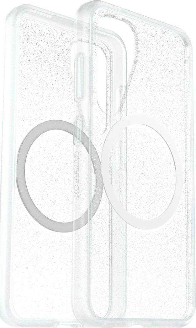 Mbështjellës Samsung Otterbox React për Galaxy S25, Magnetik, i hollë, i zi, transparent