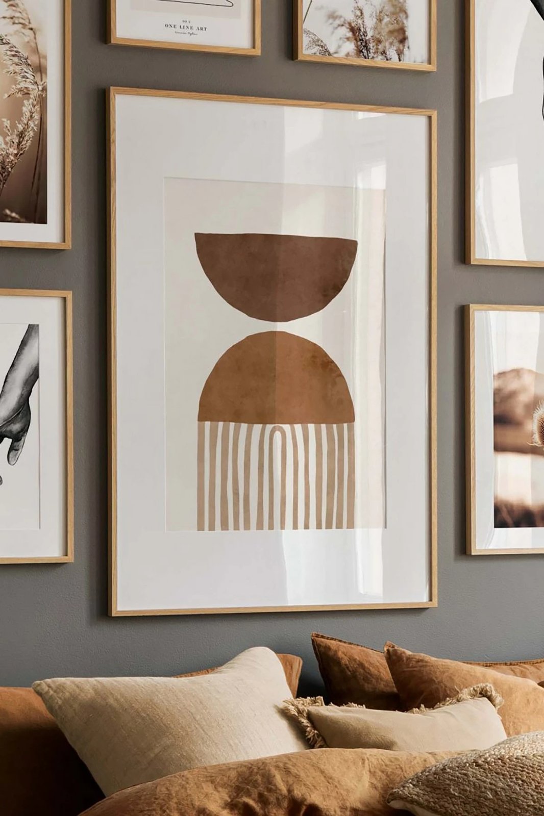 Pikturë dekorative me kornizë, Wallity, Tekhamcerceve47, shumëngjyrëshe, 33x48cm