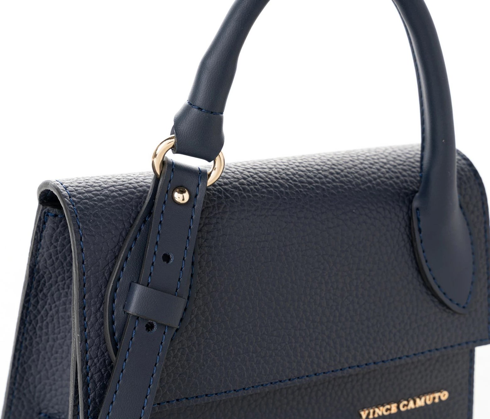 Çantë dore Vince Camuto, ngjyrë kaltër e errët, Parma