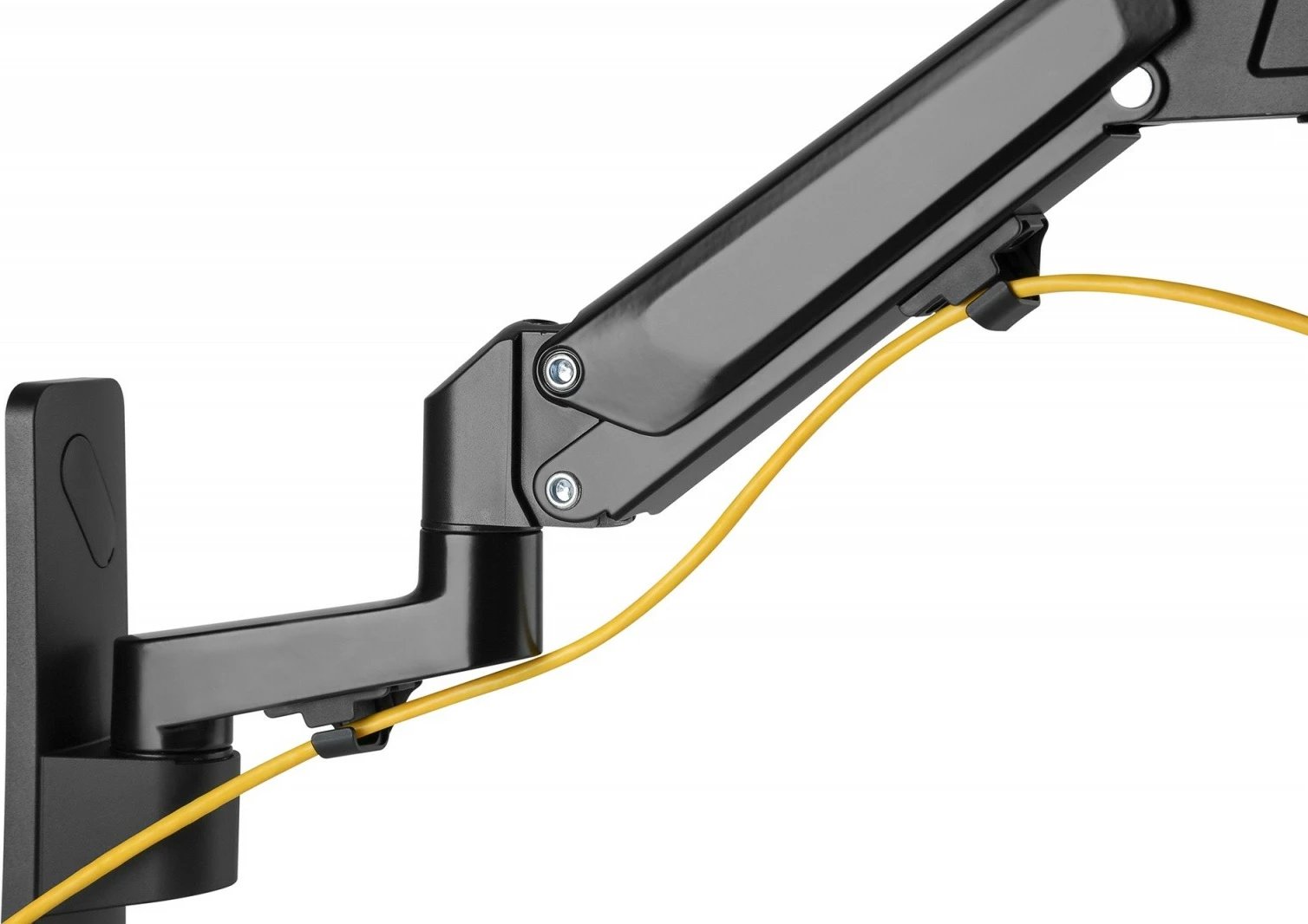 Mbajtës muri për monitor Digitus DA-90428, 23-43", sustë gazi, rrotullues, i zi mat