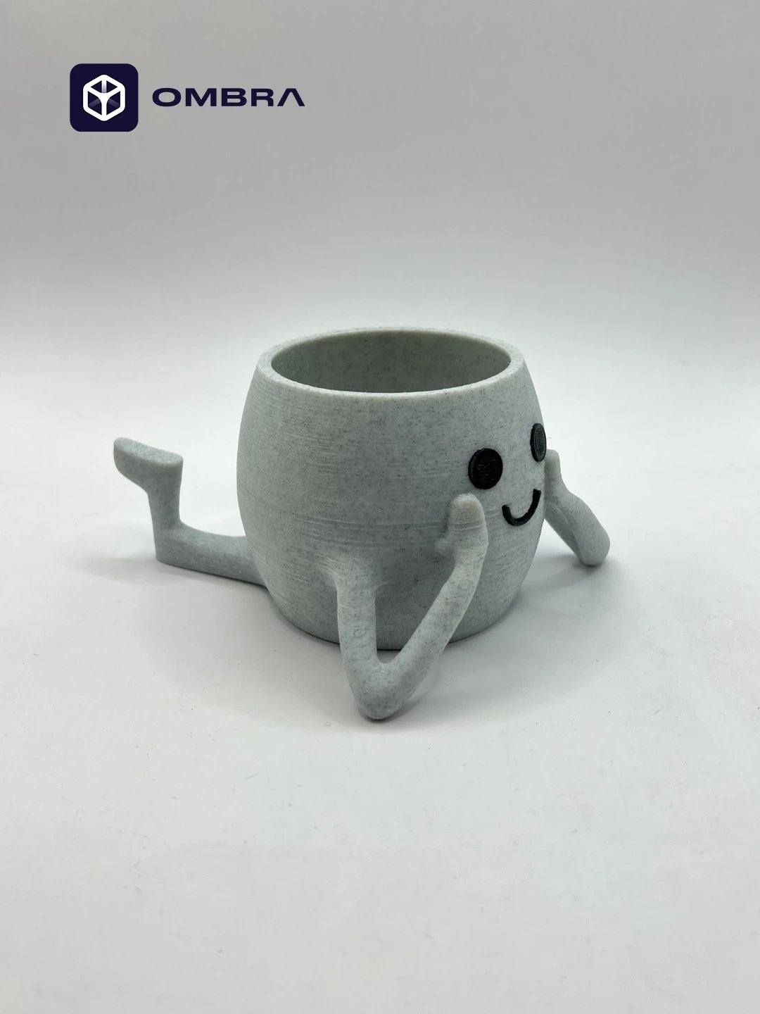 Vazo dekorative (Relaxing Pot): ngjyre mermeri