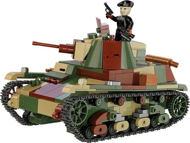 Set ndërtimi tank i lehtë Cobi 7TP, 669 pjesë, Historical Collection
